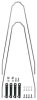 SKS GERMANY Strebentüte VELO 55 CROSS silber 