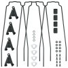 SKS GERMANY BLUEMELS STYLE 28 , 56 mm - ESC V-Adapter Streben Set schwarz 